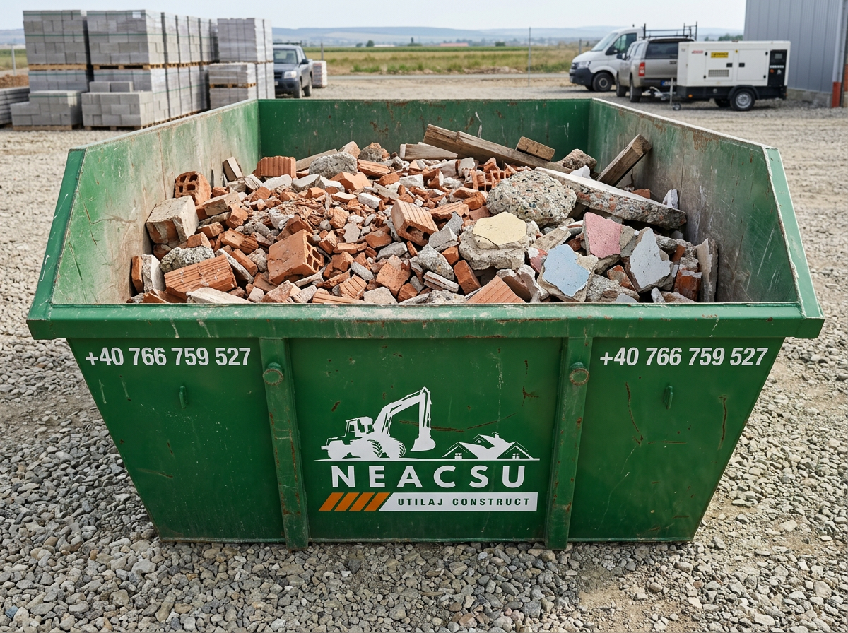 Închiriere container moloz 10 MC București Ilfov
