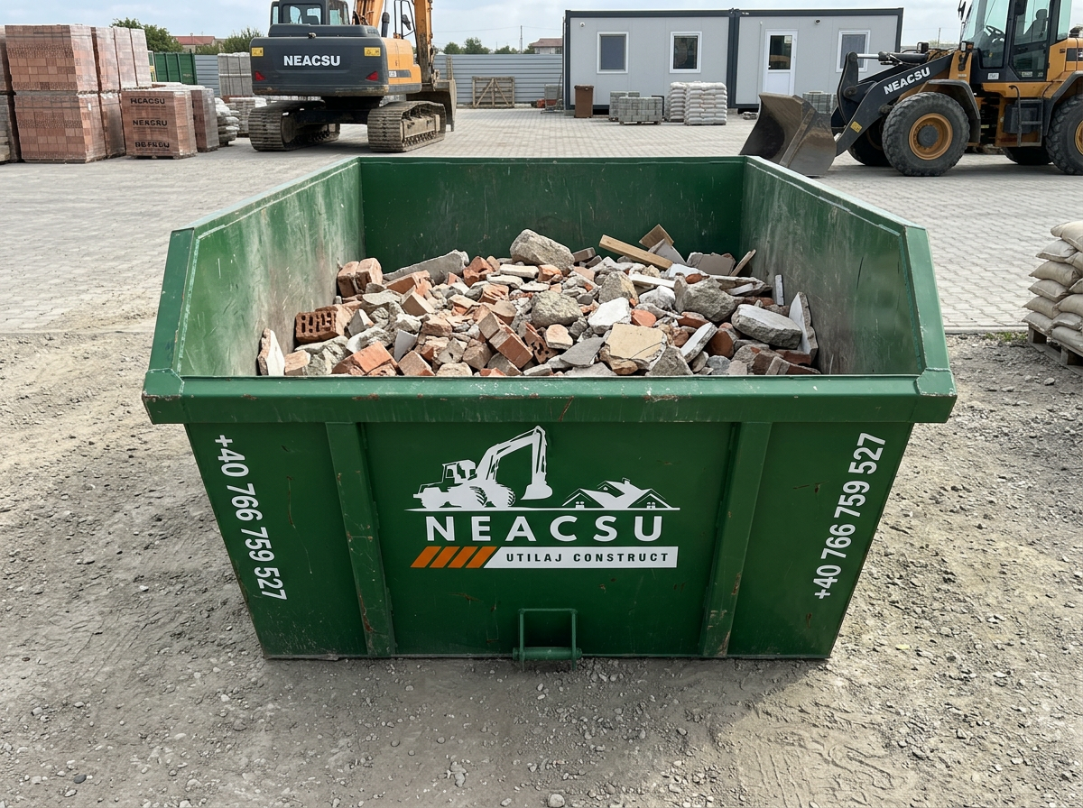 Închiriere container moloz 3 MC București Ilfov
