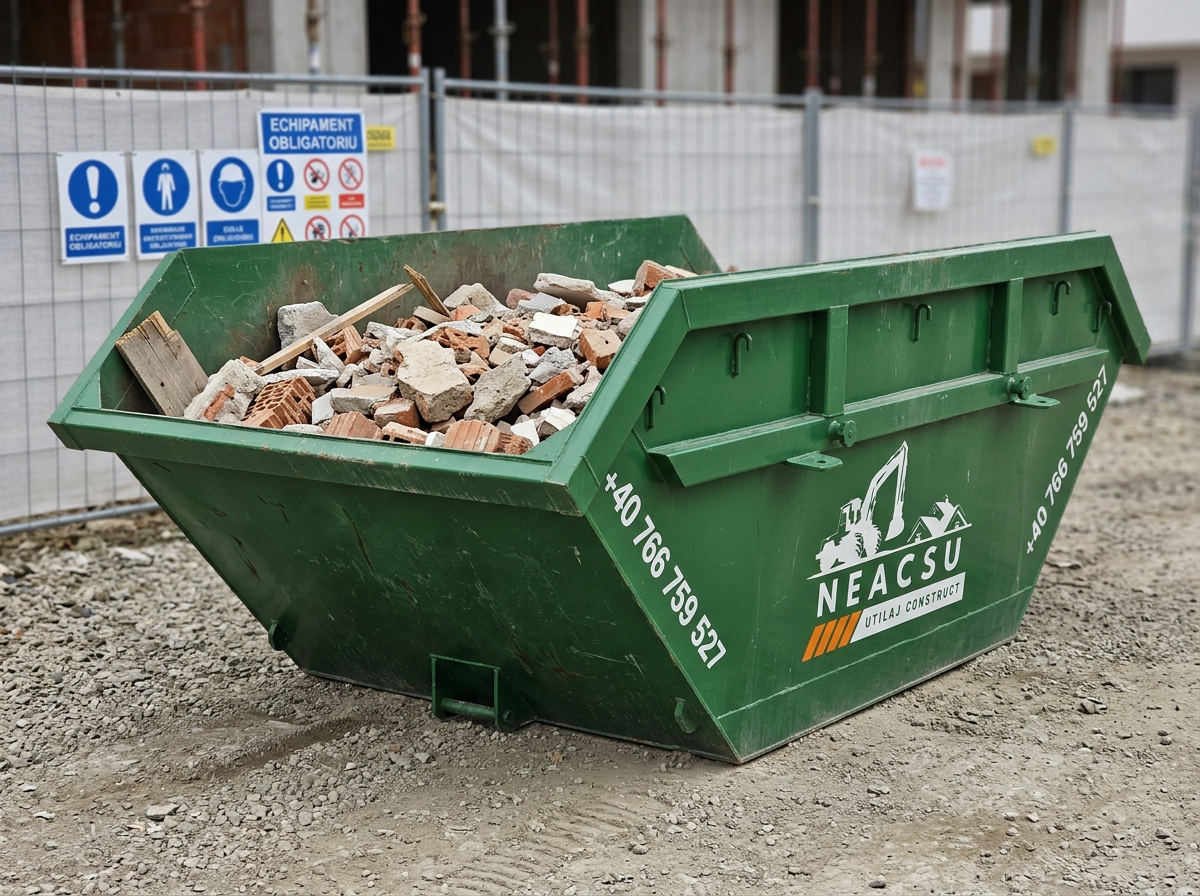 Închiriere container moloz 5 MC București Ilfov